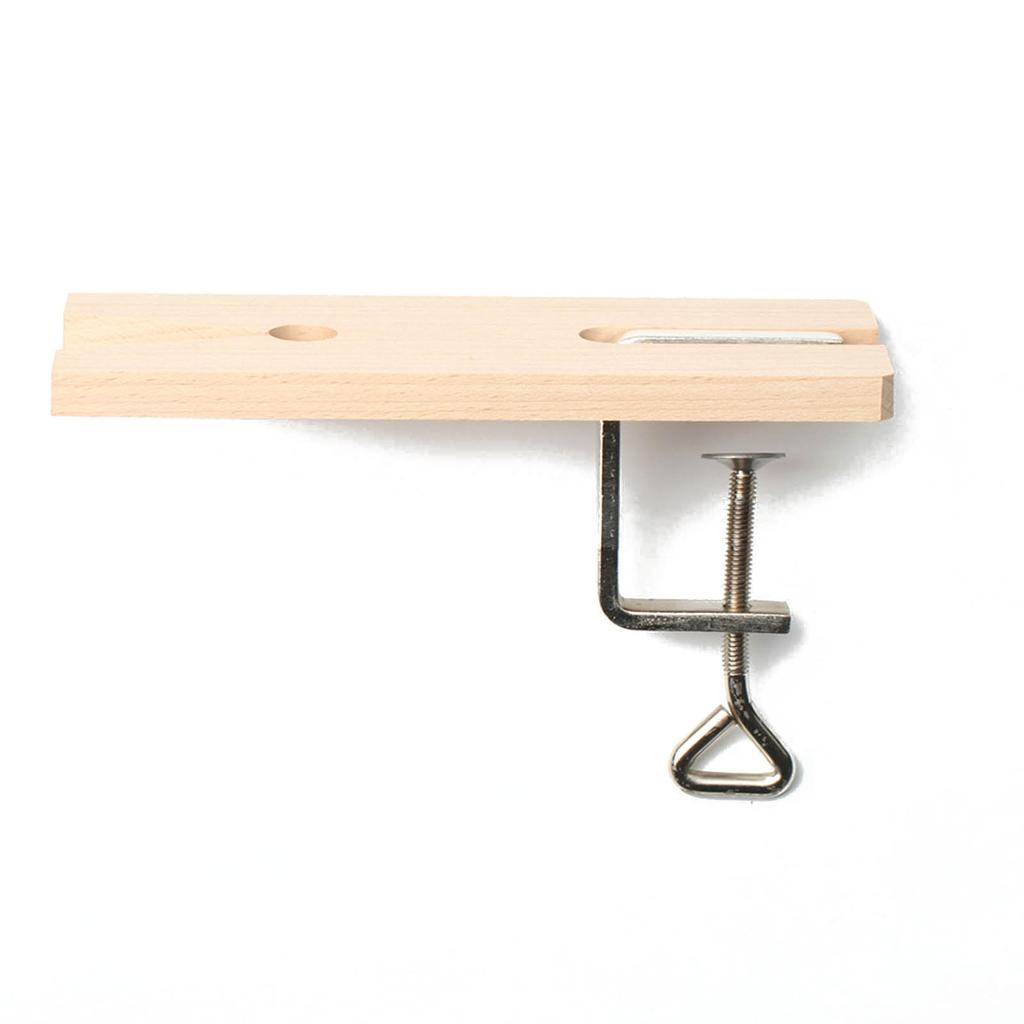 Jewelers Bench Pin Clamp V-Slot Bench Pin Plug with Clamp Professional Jewelers Making Machining Tools for Workbench