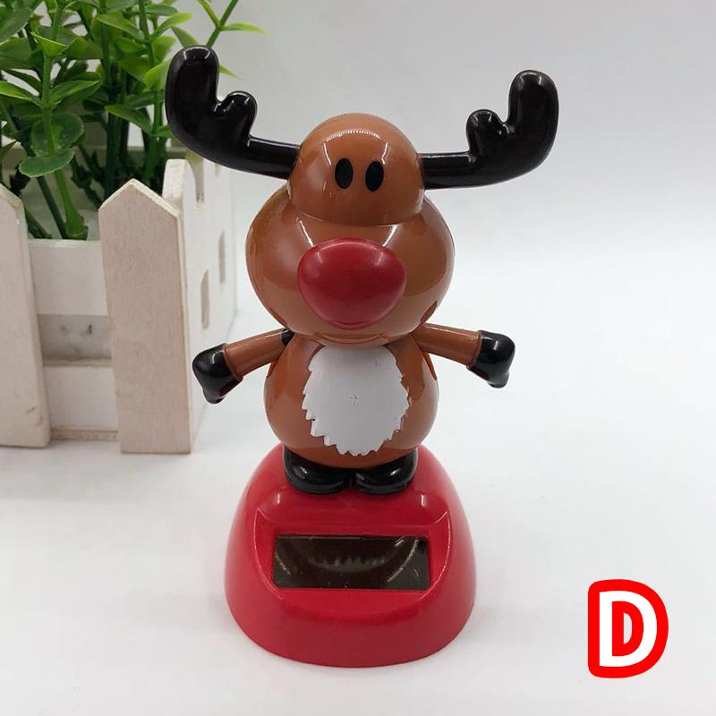Nieuwe Aankomst Kerst Auto Ornament Zonne-Ornament Bobblehead Pop Kerst Decoratie Ornament Cadeau Creatief Interieur Auto Accessoire
