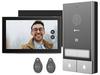 Video-intercom - - HP7 - 2 GEZINSKIT - Dubbele drukknop buitenunit - 2 binnenmonitors