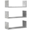 Modern Wall Storage Decorative Shelves Set of 3, Bathroom Wall Shelf, Hallway Decorative Shelf, 58x18x18 Cm