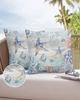 Marine Coral Shell Starfish 2/4PCS Outdoor Garden Chair Waterproof Cushion Cover Modern Home Decor 45/50/60cm Pillow Case