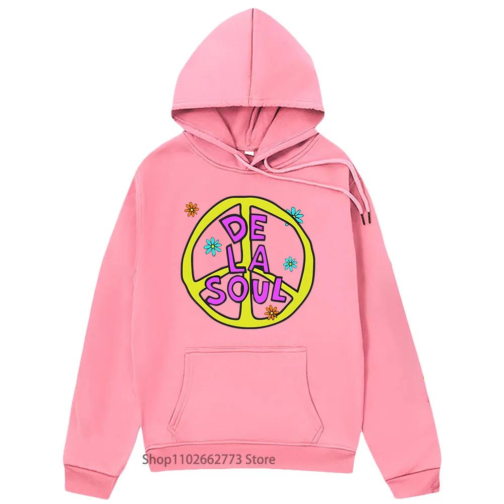 De La Soul Music Hoodies High Street Hip Hop Sweatshirt Fashion Anime Streetwear Men Women Clothing Y2k Top