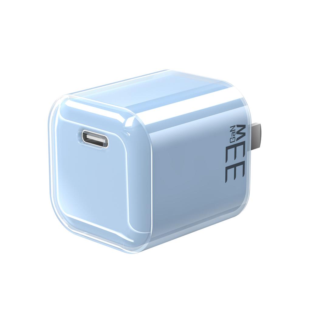 Transparent 30W Small Ice Charger 33W Gallium Nitride Fast Charging Suitable for Apple 16 Two-color Transparent Charging Head