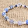 Candy Chain 336 Water Blue Moonstone 038 Bracelet Set (C2503-SE441_SV)