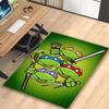 [Green Turtle Character Printed Carpet] Durable Home and Office Area Rug, Kitchen Farmhouse Decorative Floor Mat
