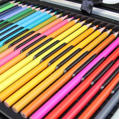 Art set for children for painting, suitcase, crayons, paints, gift, xxl