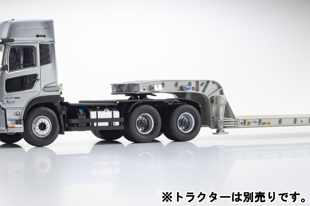 Kyosho Original Nippon Trex Heavy Equipment Transport Gray Finished Product 1/43 Semi-Trailer