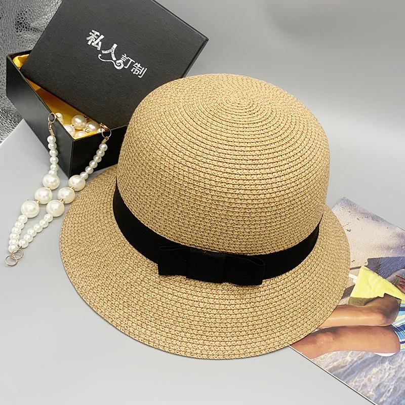 Parent-Child Spring And Summer Straw Hat Travel Seaside Sunshade Sunscreen Casual Hat Strength One Piece