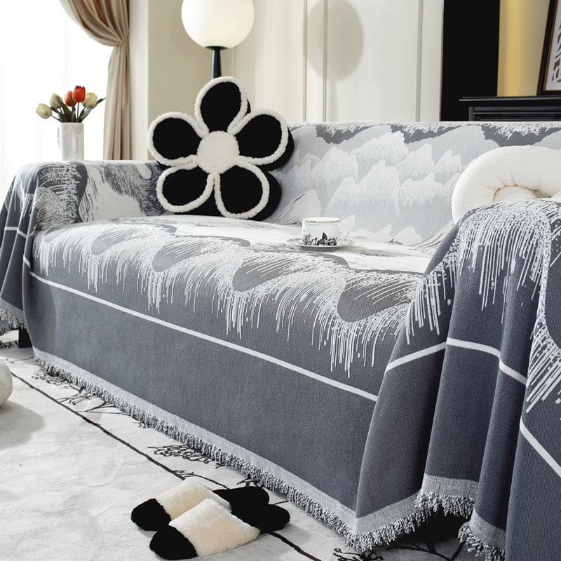 Chenille Sofa Towel Four Seasons Universal All-Inclusive Sofa Cover Dust Cover One Piece Sofa Cover Cloth Cushion