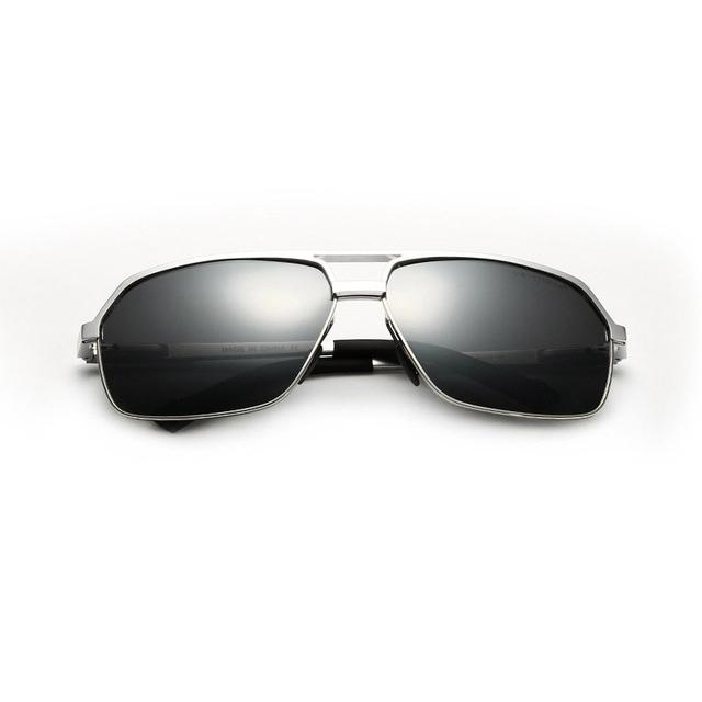 VEITHDIA Aluminum Magnesium Alloy Polarized Sunglasses Men Square Vintage Male Sun Glasses 6521