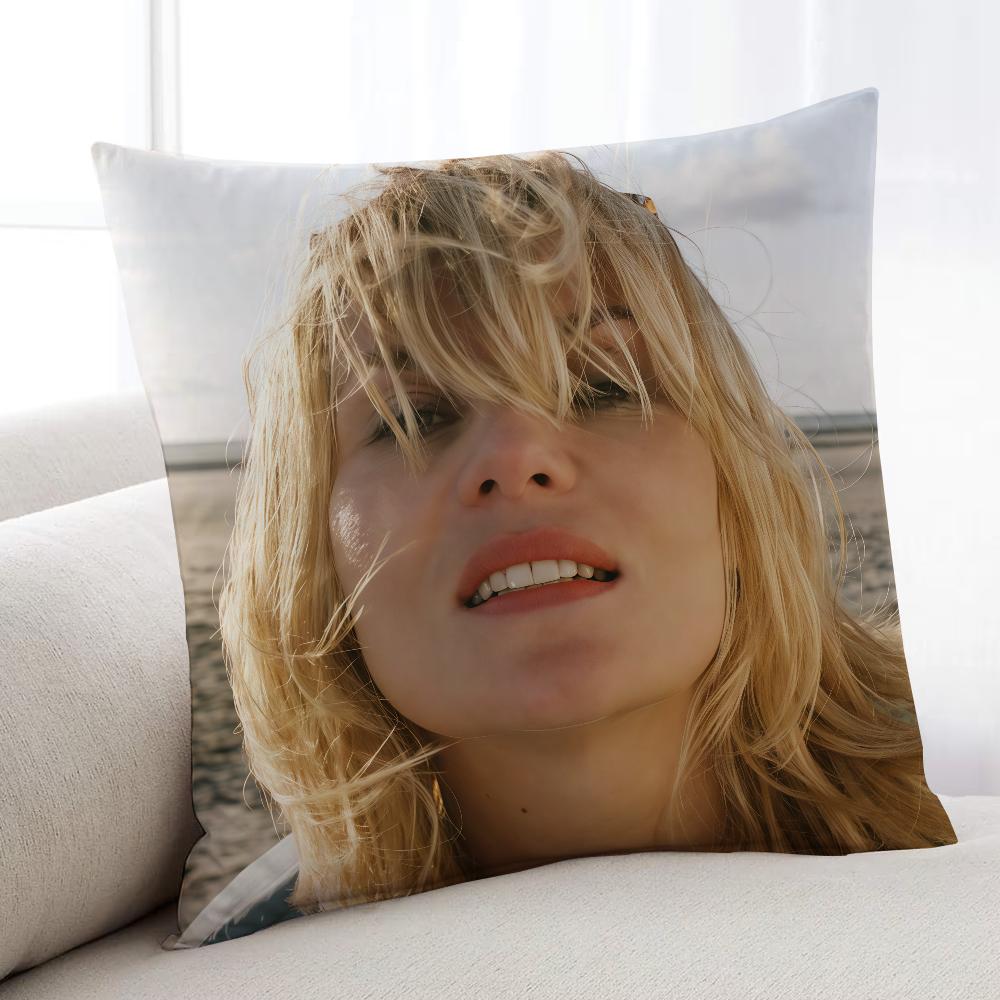 

cushion cover EEmmanuelle Home Bedding Sofa living Room pillowcase Simple Soft Seigner Skin Actor Cushion Cover Party Gift 30x30 cm