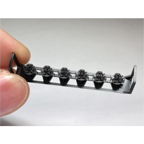 Bunker Studio 1/700 Japanese Type 10 12cm Twin Anti-Aircraft Gun Plastic Model Kit Parts BSTIJN70050