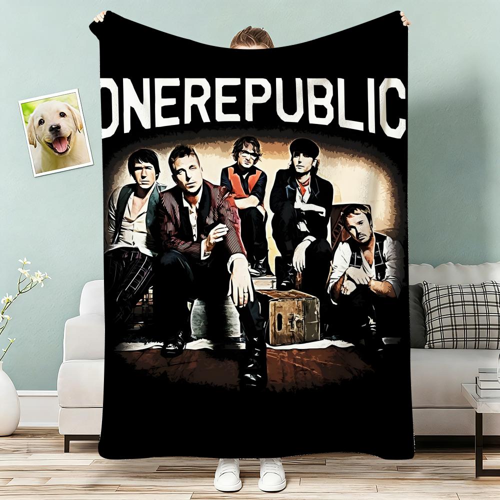 Onerepublic Throw Lightweight 240G Flannel Blanket Soft Skin-Friendly For Summer Cooling