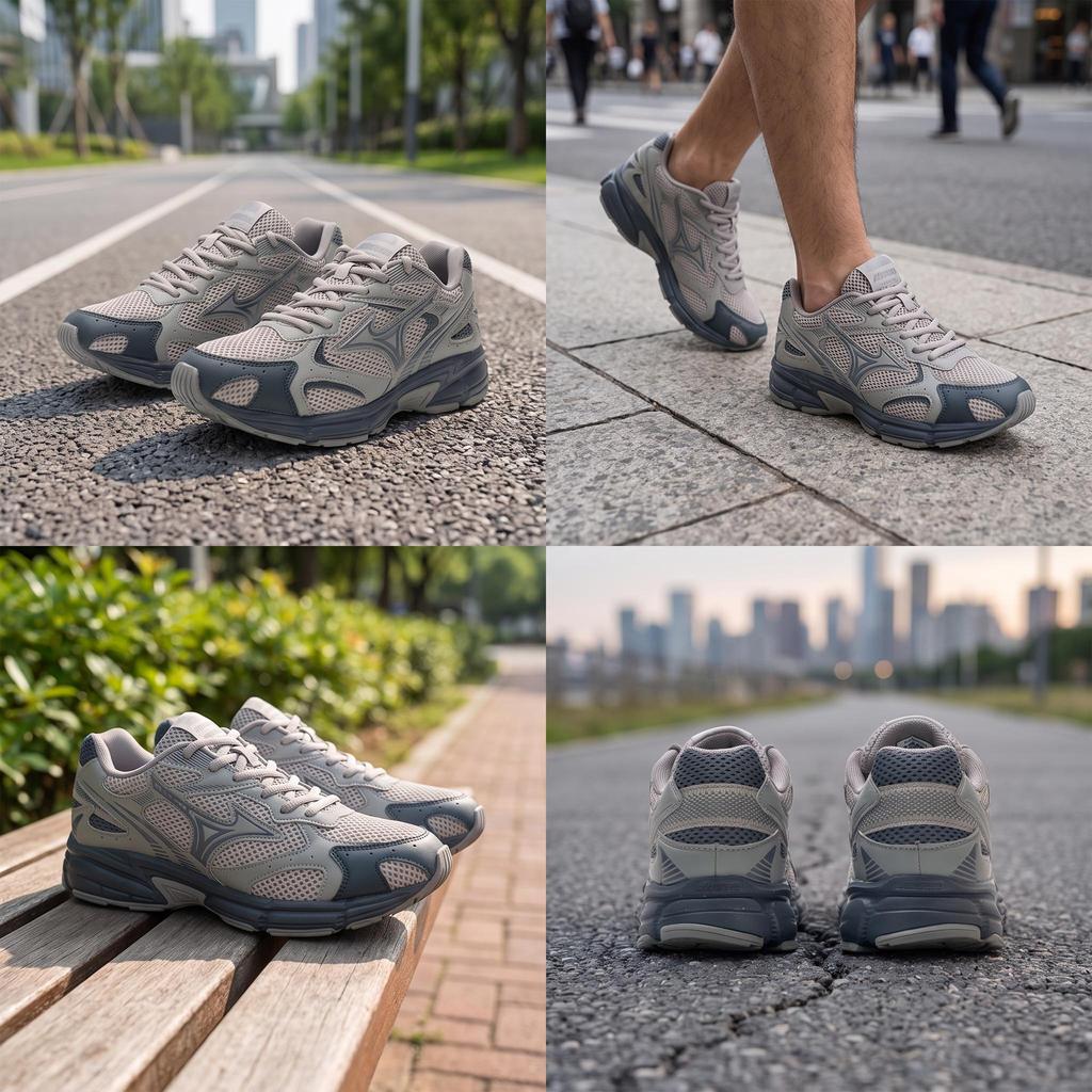 Mizuno Αθλητικά Παπούτσια Unisex 2K Καφέ Γκρι D1GH222910
