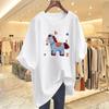 2026 Year of the Horse Red Cotton Women's Loose T-shirt