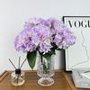 5-Head Silk Hydrangea Fake Flowers for Wedding Décor and Home Arrangements