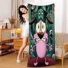 Cartoons C-Courage The Cowardly Dog Bath Towel Microfiber Soft Water Absorbing Breathable For Girl Kids Decorative Beach Towel