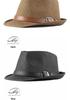Unisex Summer Straw Hat - Korean Style, Stylish Sun Protection, Retro Jazz Design