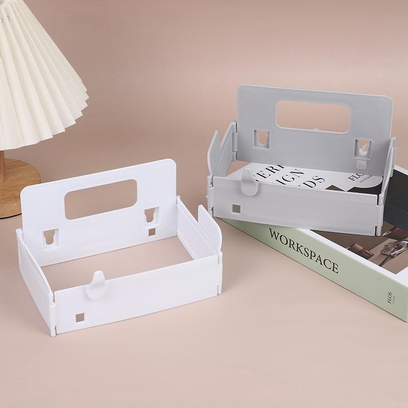 Magnetic Attraction Hanging Trash Bag Holder Foldable Garbage Bag Hanging Rack Home Kitchen Bathroom Portable Storage Rack