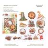 Autumn Journal Series: Sugar Poem White Kraft Paper Stickers (30 Vintage Sheets)