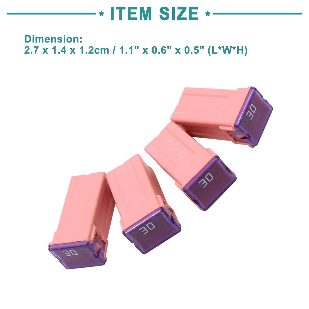 ACROPIX PAL Fuse 30A Pink 4pcs