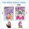 8/16/24PCS Cartoon K-POP Toy Puzzle Stickers Make a Face Stickers DIY Handicraft Stationery Waterproof Stickers