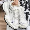 Four Seasons Men's Spring Mesh Breathable Casual Sports Shoes Versatile Student Thick-soled Height-enhancing Daddy Shoes