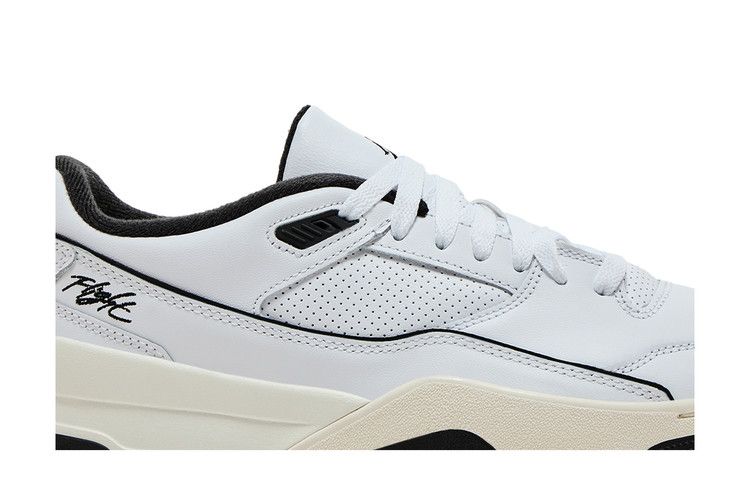 Jordan Flight Court White Sail Black
