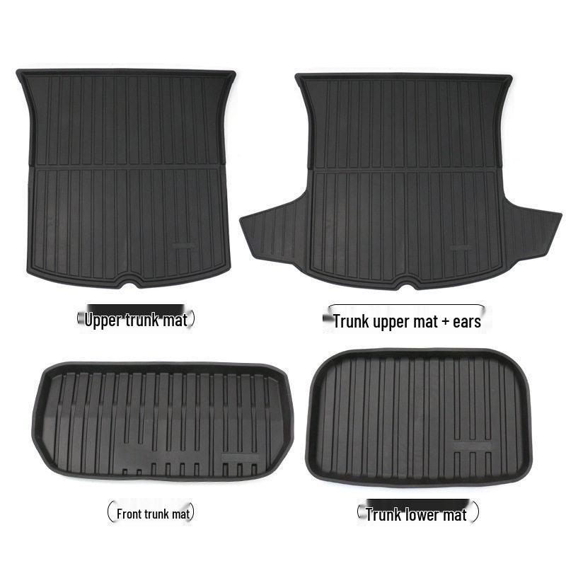 Tesla Model Y Trunk & Tailgate Waterproof Mats - Full Coverage
