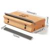 3-in-1 Solid Wood Bevel File for Guitar Frets 3/23/35° Bevel File for Frets (Natural)