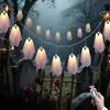 Ghost Halloween Lights 8 Modes Waterproof String Light Garland LED Hanging Ghost Horror Prop Indoor Outdoor Halloween Decoration