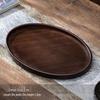 Bamboo Walnut Oval Tea Tray