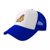 Yellow Pink Butterfly Baseball Cap Big Size Hat Golf Vintage Visor Man Womens