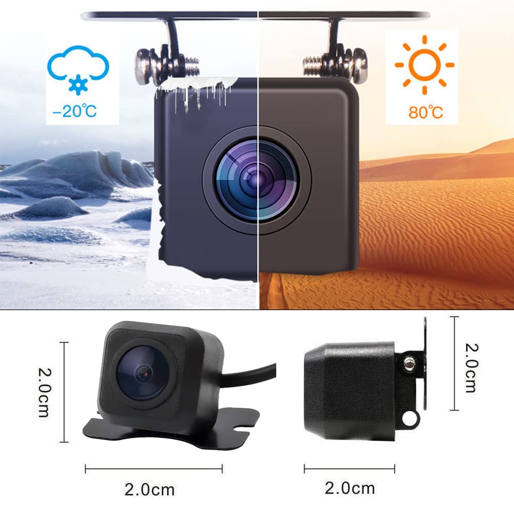 CVBS Car Reversing Camera Car Rear View Camera with HD Night Vision 170° Wide