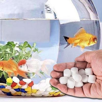 Leistungsstarke Aquarien-Sauerstofftabletten Reiniger Geruchsentferner Wasseraufbereitungstabletten Effektives Mehrzweck-Sauerstoffanreicherungswerkzeug