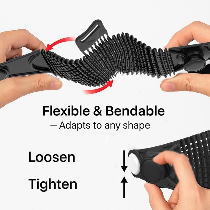 Fascia per la testa regolabile per visore VR Migliora il design ventilato e il silicone morbido traspirante