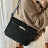 Depeohes Kelly Bag Hand-held Briefcase Leather Shoulder Armpit Bag Unisex Messenger Bag