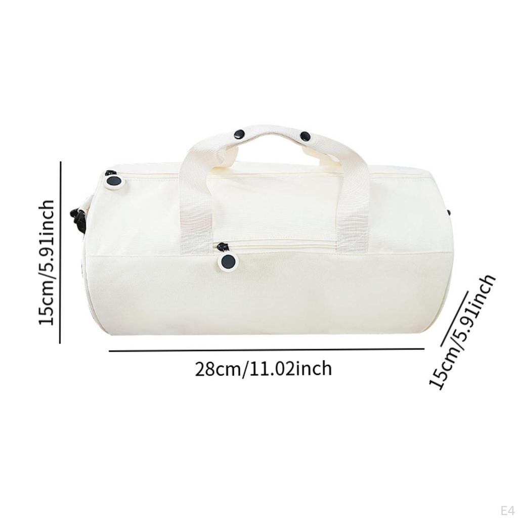 Gym Bag Carry on Overnight Weekender Lightweight Apparel Crossbody Shoulder for Yoga