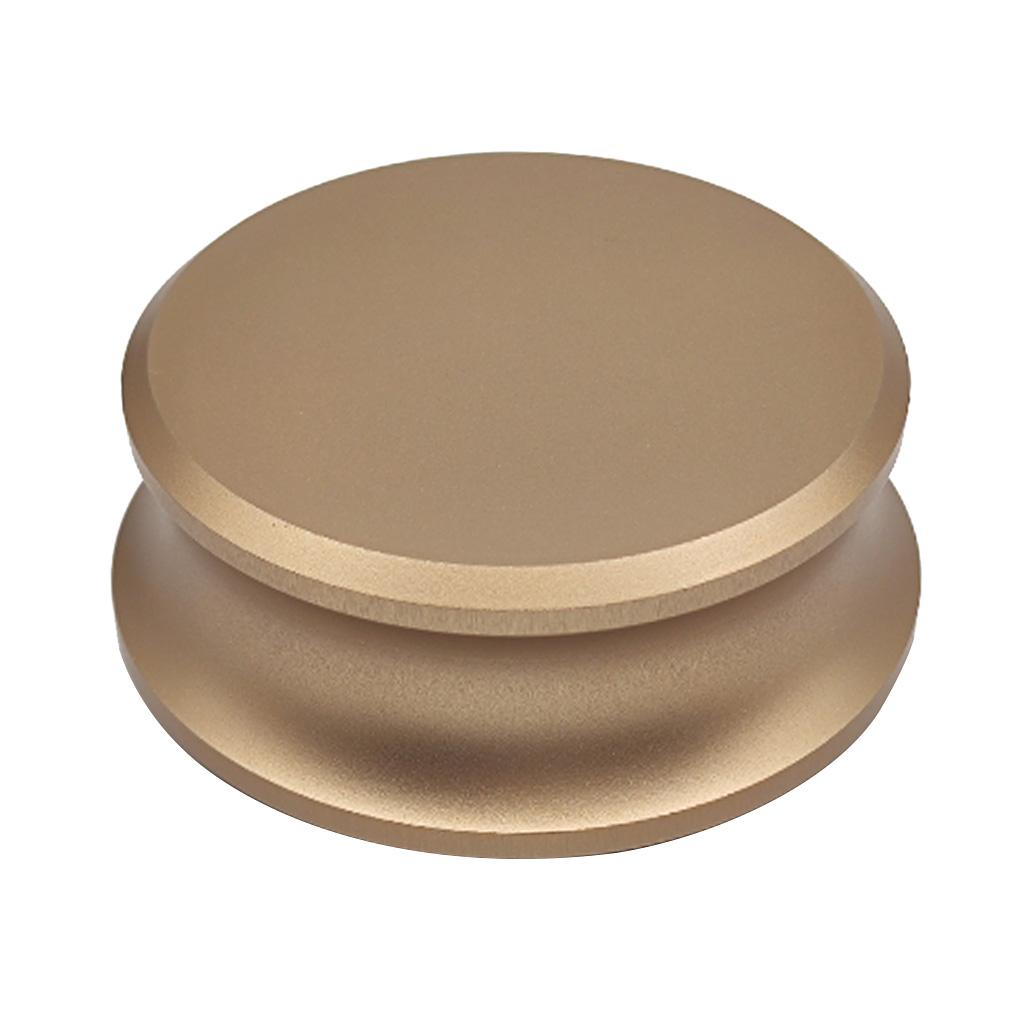 

Дисковый сбалансированный зажим Материал алюминиевого сплава LP Виниловые проигрыватели Металлический дисковый стабилизатор Вес записи золотой