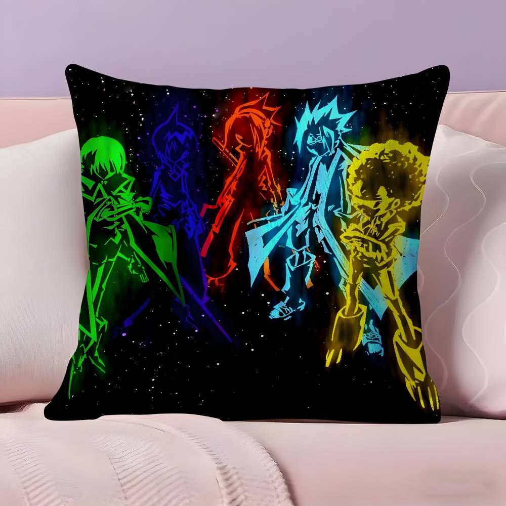 Anime Shaman King Pillow Case Pillowcase Ultra Soft Skin Friendly Fabric Cloud Like Comfort & Concealed Zipper