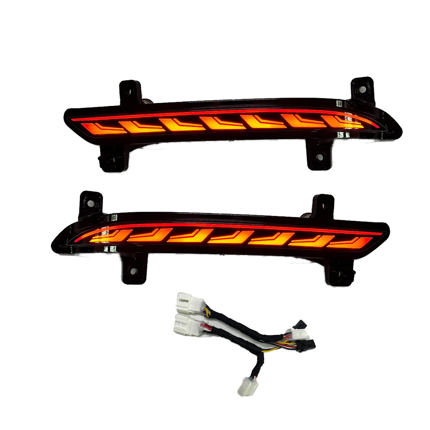 

Tiggo 9 2023-2025 LED Rear Bumper Lights: Sequential Turn Signal & Anti-Rear-End Fog Lights
