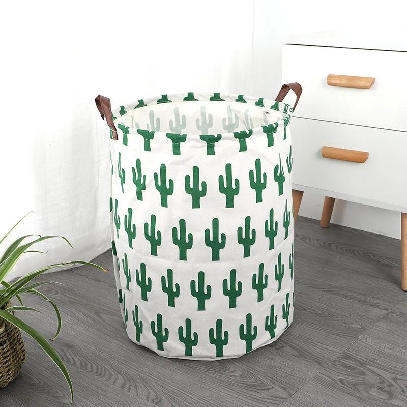 Большая вместительная корзина для белья из ткани складная водонепроницаемая корзина для хранения одежды домашняя детская сумка для хранения игрушек и всякой всячины органайзер 40X50CM 3349₽