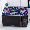 1Pcs Cartoon Tree Leaf Printed Oven Cover Waterproof Top Dust Cloth New Microwave Dust Cover