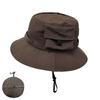 Fashion Foldable Bucket Hat Waterproof Sun Protection Fisherman Hats Quick Drying With Storage Bag Sunscreen Cap Summer