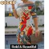 QICED Fashion Short Sleeve  Casual Dresses