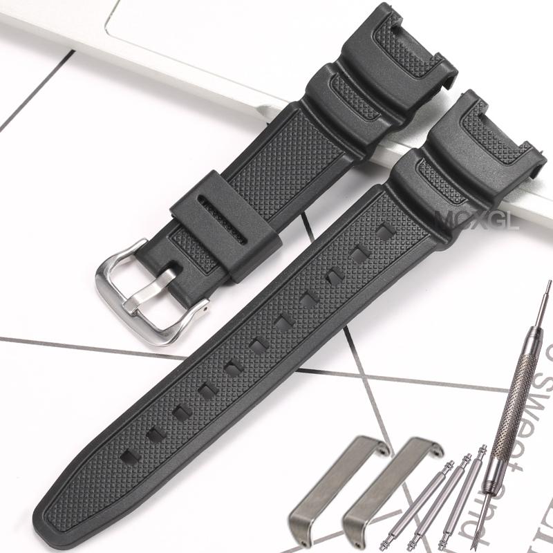 SGW100 Resin Strap For Casio SGW-100 Replacement Watch Strap10304195 Replacement Watchband SGW-100-1VH Wristband
