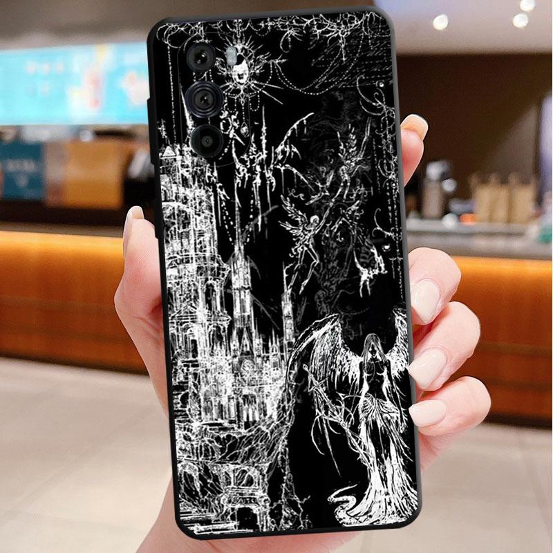 

Phone Case For Motorola Edge 60 50 40 Pro 60 50 40 30 Ultra Neo Fusion Moto G Stylus G Gothic Castle Church Art Moto Edge 30 Neo