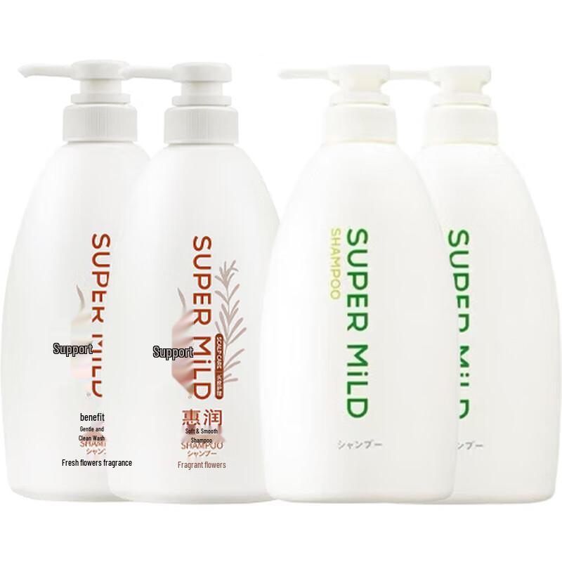 SUPER MiLD Shampoo Value Pack (600ml X 4)