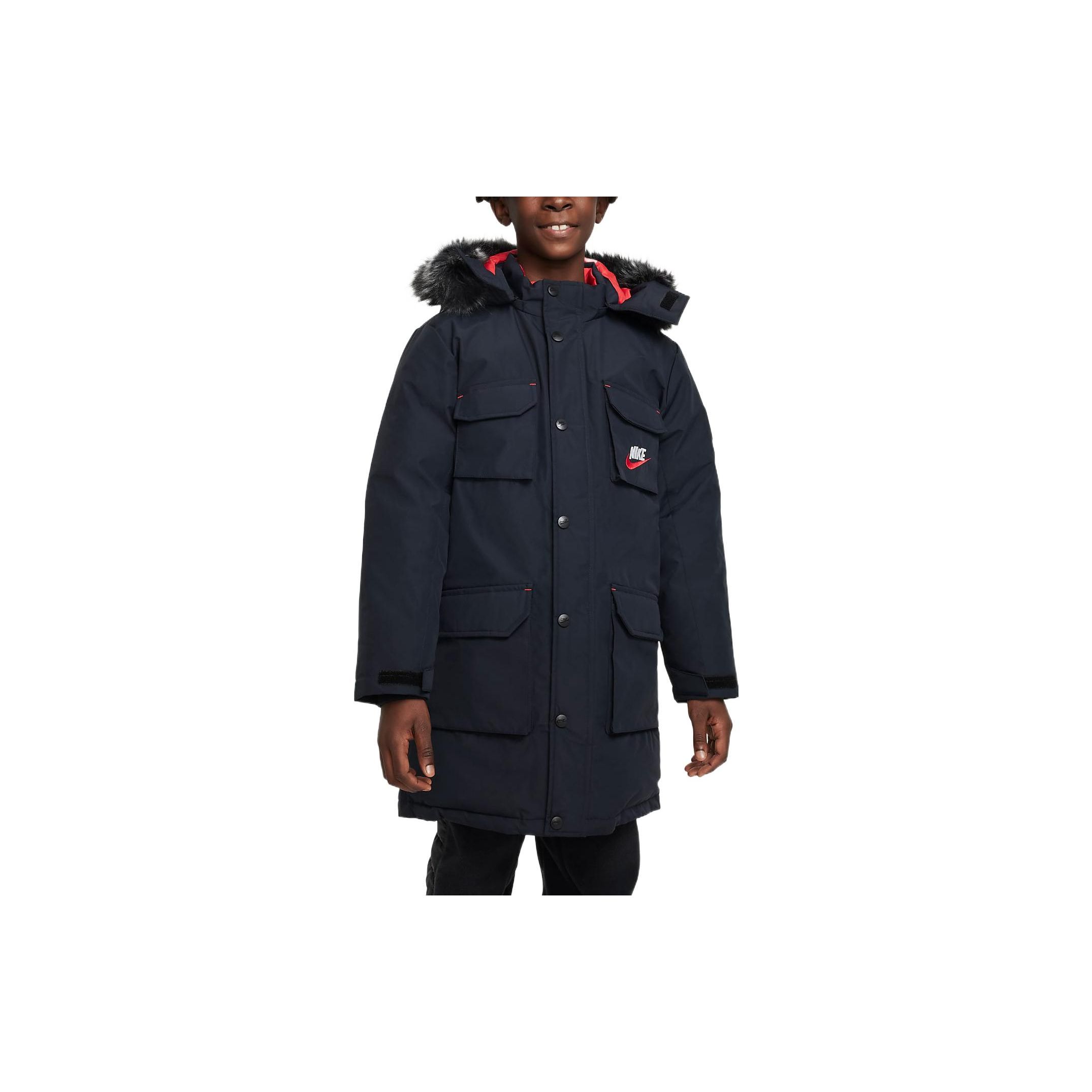 

Nike Down Jacket With Removable Hood Kids Jackets Black DZ9724-010 L
