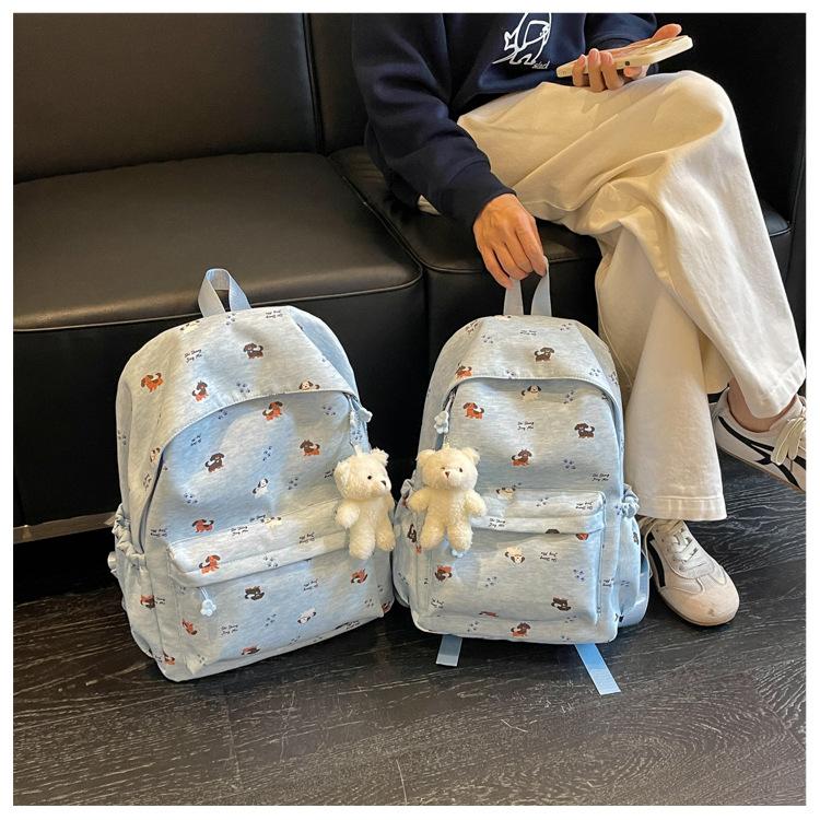 Schoolbag New Ins Style Japanese Backpack Female Fresh Sweet Cute Cartoon Backpack Junior High School Student Schoolbag